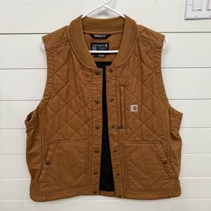 Carhartt Tan Relaxed Fit Vest